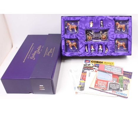 Corgi Toys No. CC09901 1/40 scale Queen Elizabeth II Golden Jubilee State Landau, all housed in the original purple ground al