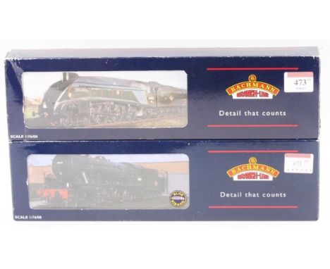 Two Bachmann Branchline locos &amp; tenders, 31-959, A4 ‘Miles Beevor’ LNER Garter Blue (NM-BE); 32-254, 07/WD 2-8-0 Austerit