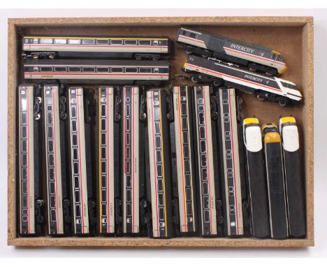Collection of Lima and Hornby 00 Gauge Intercity Locomotives and Passenger Stock, 16 various examples, some require new bogie
