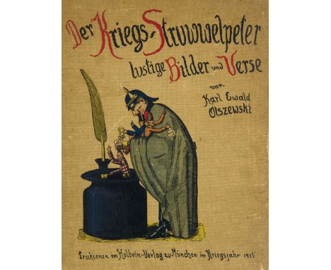Struwwelpeter - - Sammlung von 4 Werken zum Struwwel-Peter. Deutschland und England, 20. Jh. Enthält: Lucas/Morrow. Swollen-h