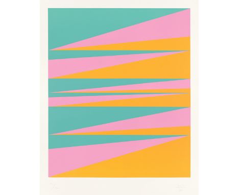 (See below for english version)Ohne Titel. 1974Farbserigrafie auf Karton. 69,5&nbsp;×&nbsp;58&nbsp;cm (90&nbsp;×&nbsp;70&nbsp