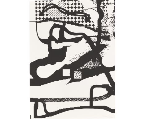 (See below for english version)Ohne Titel. 1992Serigrafie auf gestrichenem Papier. 78,5&nbsp;×&nbsp;57&nbsp;cm ( 30&nbsp;⅞&nb