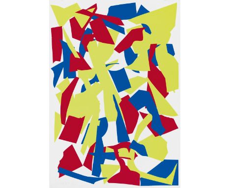 (See below for english version)Aus: „Rot Gelb Blau“. 1993Farbserigrafie auf Papier. 90,5&nbsp;×&nbsp;63,2&nbsp;cm (92,9&nbsp;