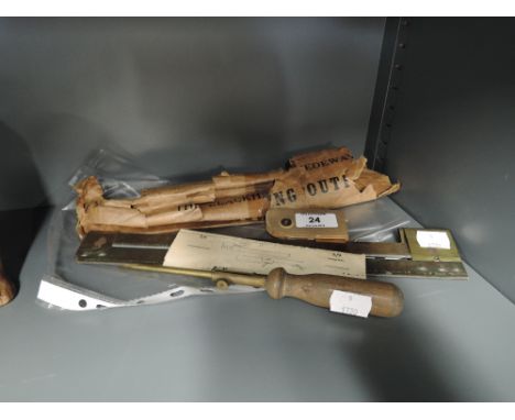A selection of vintage jewellery and ring makers tools