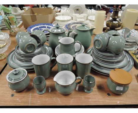 A vintage part tea service by Denby 