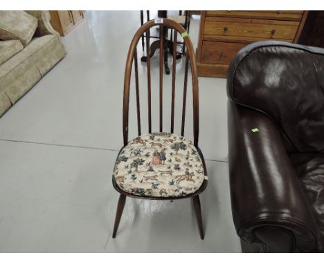 An Ercol spindle back chair