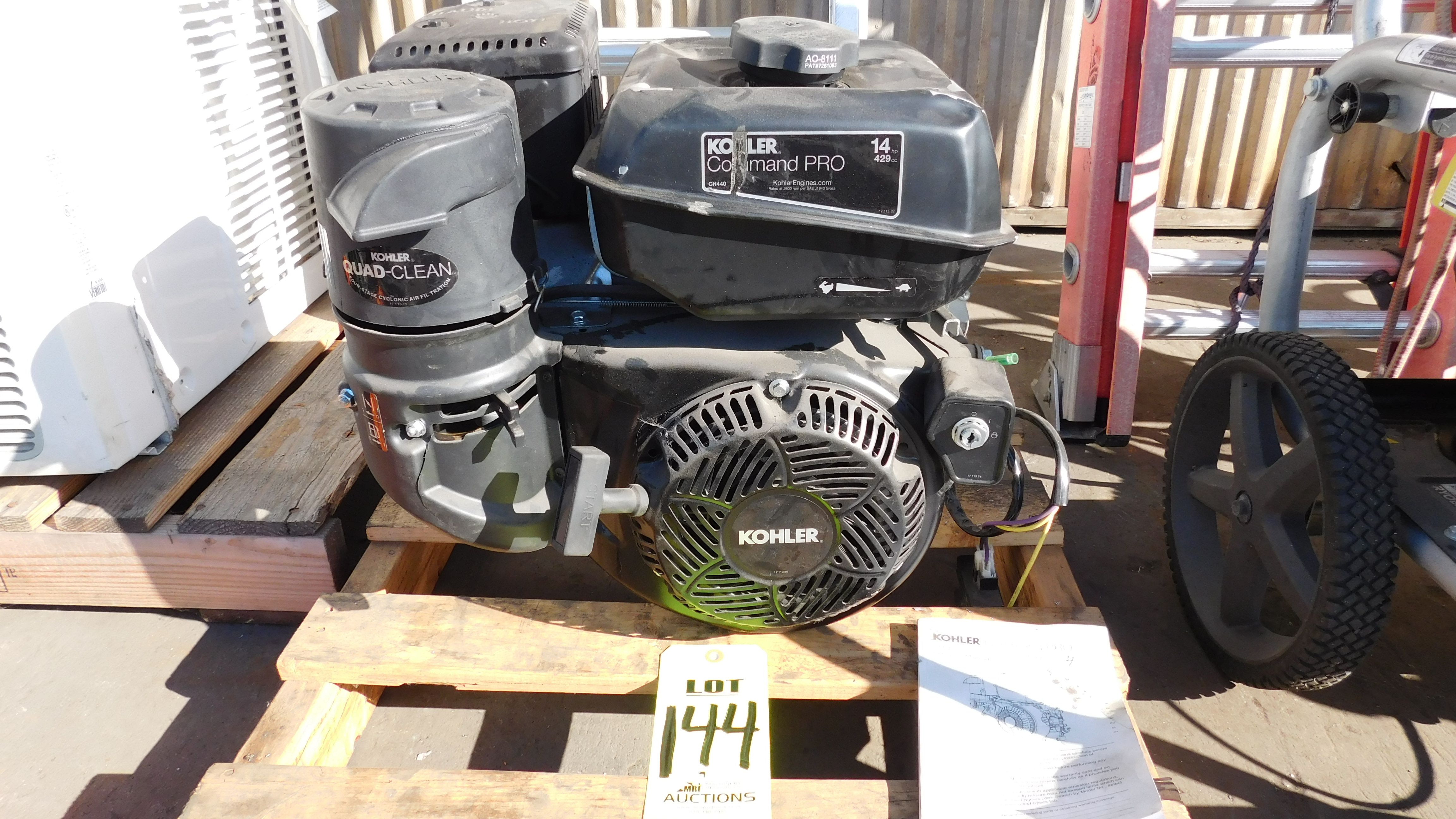 KOHLER COMMAND PRO CH440 GASOLINE ENGINE, 14 H.P., 429 CC, LARGE ...