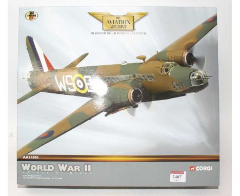 A Corgi Aviation Archive model No. A34801 1/72 scale boxed model of a Vickers Wellington Ml1A aircraft model No. AA34801, hou