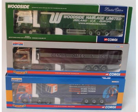 A Corgi Toys Hauliers of Renown 1/50 scale road transport diecast group, three boxed as issued examples to include Ref. No. C