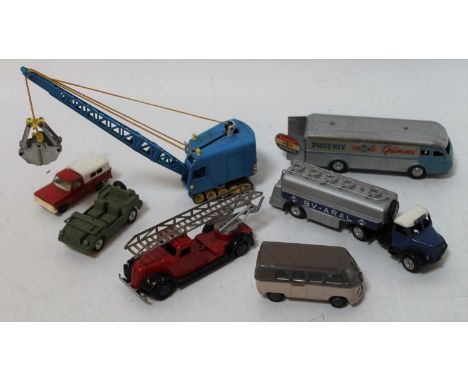 Mixed group of unboxed Tekno, Gama and Marklin and others, conditions vary from mint to to good, 5 items in total. (G-M)