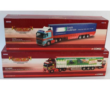 A Corgi Toys Hauliers of Renown 1/50 scale road transport group, two boxed as issued examples to include Ref. No. CC14010, an