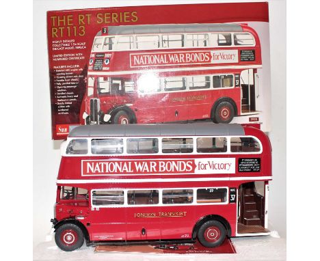 A Sunstar Model No. 2920 1/24 scale model of London Transport RT113-FXT 288 double decker bus, limited edition example No. 16