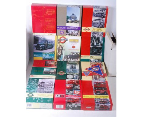 Twelve various boxed as issued London Transport Museum Exclusive First Editions (EFE) limited edition gift sets to include Be