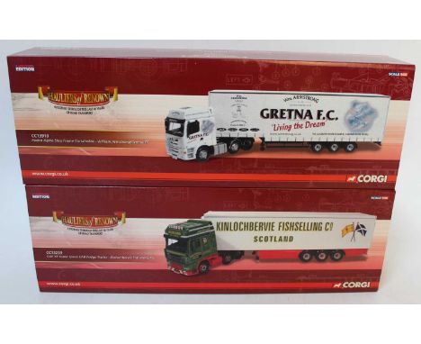 A Corgi Hauliers of Renown 1/50 scale road transport group, two boxed examples to include Ref. No. CC13239, and CC13910, both