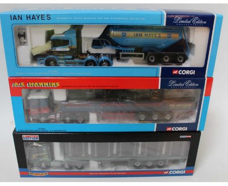 A Corgi Toys Hauliers of Renown 1/50 scale road transport diecast group, three boxed as issued examples to include Ref. Nos. 