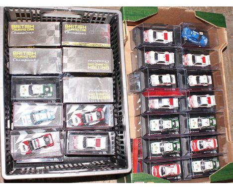 48 various boxed and plastic cased 1/43 scale Atlas edition British Touring Car Championships race cars, some duplicates incl