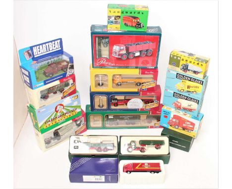 A group of 17 mainly Corgi boxed, Corgi Classic trucks to include, 26601 Passage of Time "Anderson" and CC10203 "Carters" fai