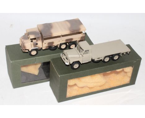A CEF Replex of France boxed diecast and resin 1/43 scale military vehicle group to include an AC MATT TPK 6.40 covered 6-whe