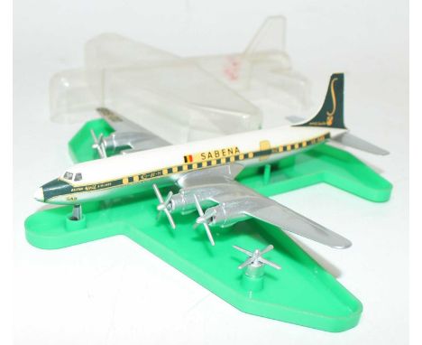 Tekno no.765 D.C.7.C aircraft in "Sabina" livery, still in original plastic box, wheels and props still intacted, superb exam