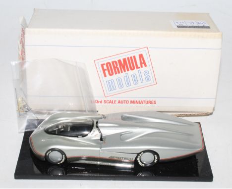 A Formula Models 1/43 scale factory hand built model of an Oldsmobile Aerotech Longtail concept car, product No. FM04 housed 