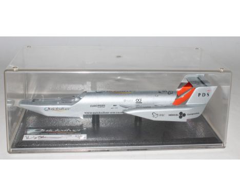 A Phil Edwards Record Models 1/43 scale resin hand built model of a Quicksilver WSR Challenge High Speed record boat, limited