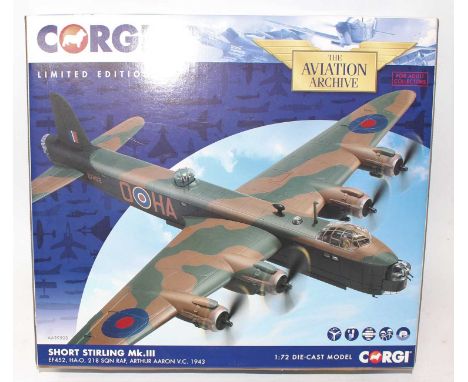 A Corgi Aviation Archive model No. A39503 1/72 scale boxed limited edition model of a Short Sterling Mk 3 aircraft, No. 270/2