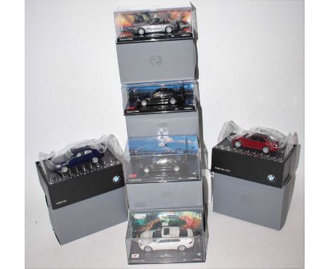 A Minichamps BMW Release 1/43 scale mixed diecast group limited edition examples to include BMW Flavours of Asia series, exam