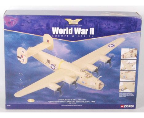 Corgi Aviation Archive model as follows: WW2 Europe and Africa, AA34003 Consolidated B-24D Liberator, outer box just needs a 