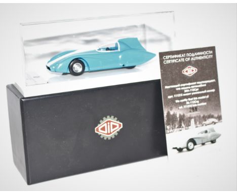 A DIP Models article No. 111215 1/43 scale limited edition factory hand built model of a ZIL-112CRG race car, limited edition