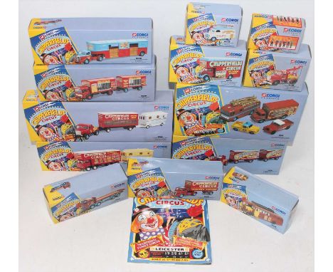 Corgi Toys group of 13 boxed Chipperfields Circus vehicles as follows: Sets 97885, 97889, 97888, 97887, 31703, 97915, 97886, 