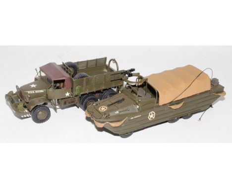 A Hart Smith Models 1/48 scale resin and white metal military vehicle group to include a Hart Smith Models Mack 7.5 ton 6x6 p