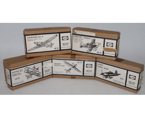 A Lawrence Designs &amp; Models (LDM) 1/48 scale white metal kit group, five boxed examples, all appear unmade and as issued 