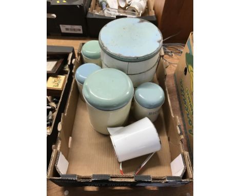 Assorted enamel ware