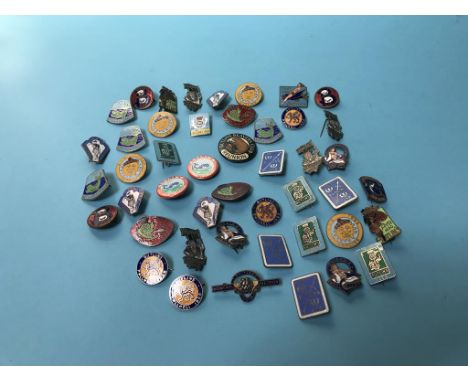 A collection of Vintage (1950's) enamelled Butlins badges