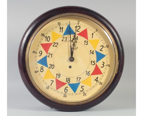 A REPLICA R A F FUSEE WALL CLOCK. 12ins diameter.