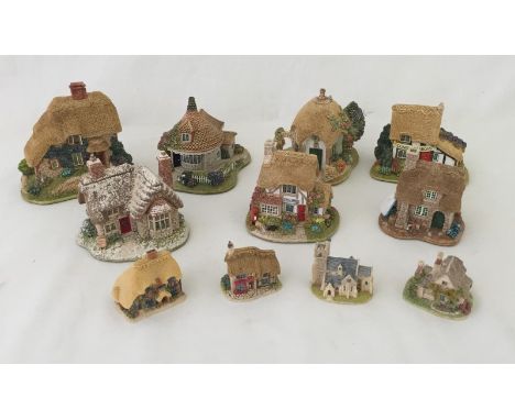 7 boxed Lilliput Lane figurines with deeds, together with 4 boxed Lilliput Lane Miniature's. Lilac Lodge, With Thanks, Calend