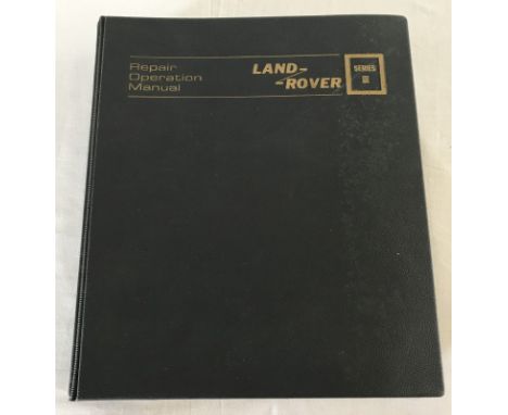 A Land Rover Series III Repair Operation Manual. c1971. 