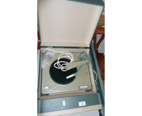 A mid-century Philips Disc Jockey Auto record player