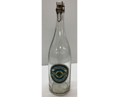 Novelty WWII style German bottle with ceramic stopper.  