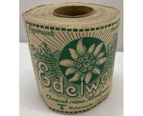 A WWII style German army toilet roll.  