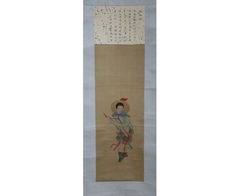 A quantity of Chinese etc. scroll paintings