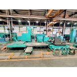 1999 GIDDINGS AND LEWIS HORIZONTAL BORING MILL, DUAL SHUTTLE TABLES (60" X 108")