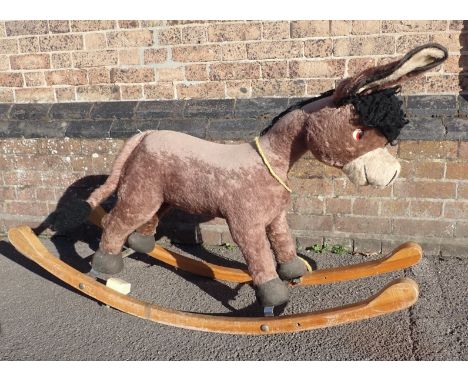 A HARROD'S MERRYTHOUGHT ROCKING DONKEY 