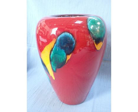 A POOLE POTTERY 'ODYSSEY' VASE 35cm high