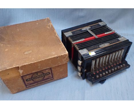 A 'PARSIFAL' MELODEON (GERMAN MADE) in associated cardboard box