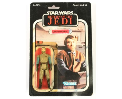 Kenner Star Wars vintage Return of the Jedi General Madine 3 3/4" figure, Near Mint, within Good (dented and yellow) bubble, 