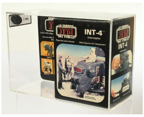 Palitoy Star Wars vintage Return of the Jedi INT-4 Interceptor, UKG graded 80%, Box 80%, Colour 80%.&nbsp;
