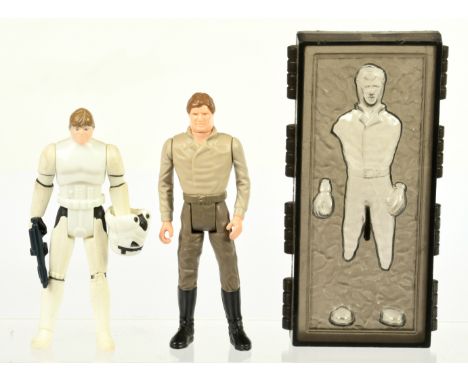 Kenner Star wars vintage Luke Skywalker Stormtrooper 3 3/4" figure, Good Plus complete (blue black blaster). Kenner Star wars