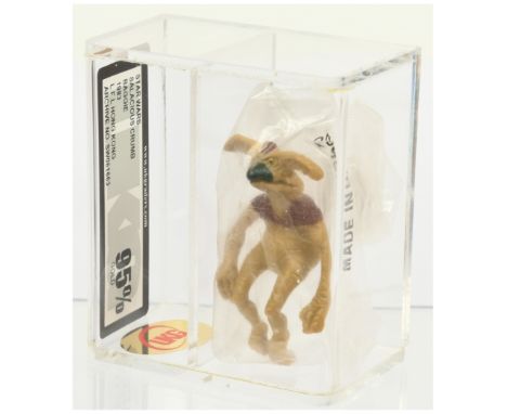 Star Wars vintage Salcious Crumb (Hong Kong) baggie 3 3/4" figure, UKG graded 95% Gold.&nbsp;
