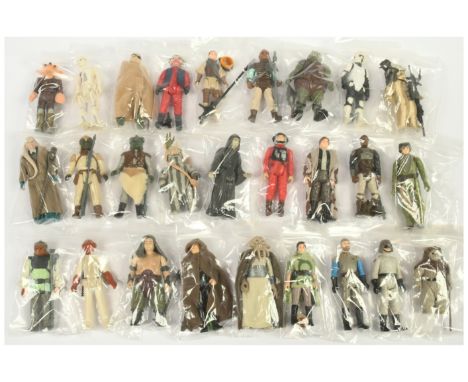 Kenner Star Wars vintage loose 3 3/4" figures x 27 includes The Emperor, 8D8, Princess Leia (in Boushh Disguise), Bib Fortuna